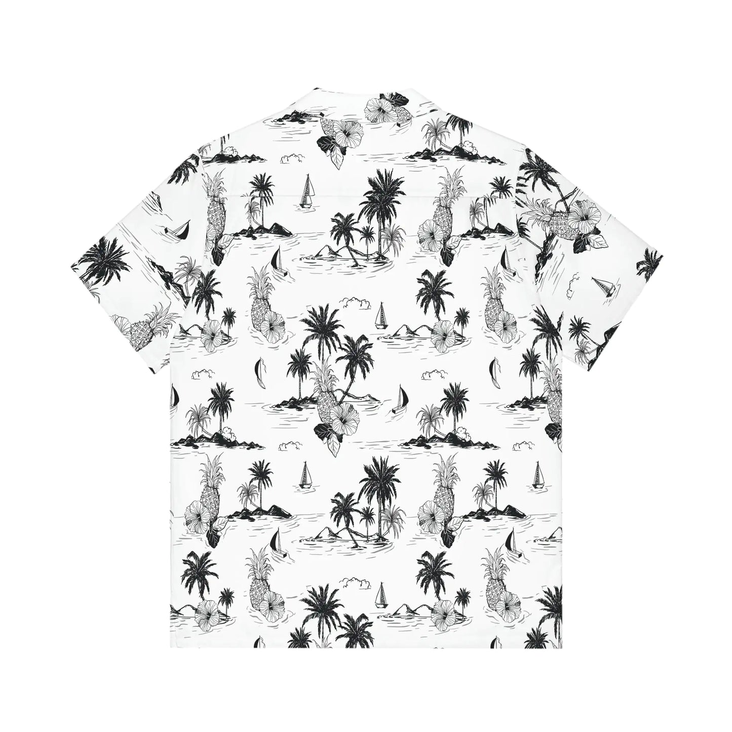 Men's Tropical Vintage Print Hawaiian Shirt