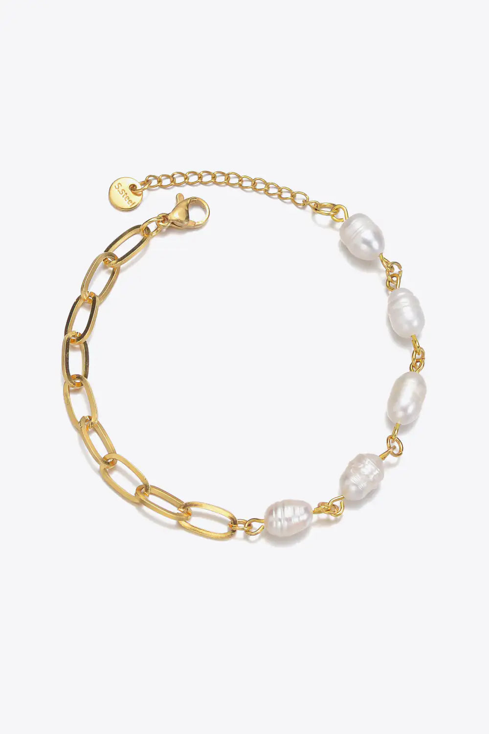 Pearl Stainless Steel Bracelet